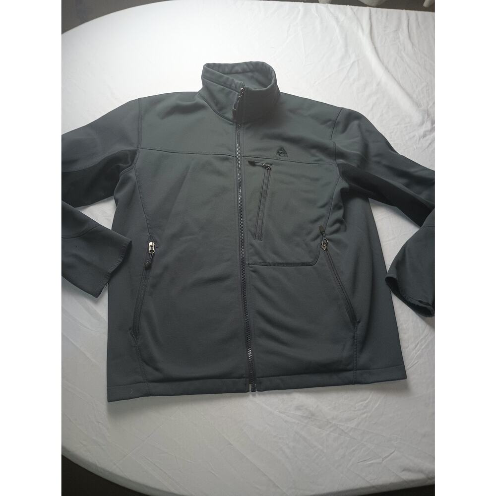 Vintage Nike ACG Grey Thermal Soft Shell Full Zip Jacket‎ Size Large